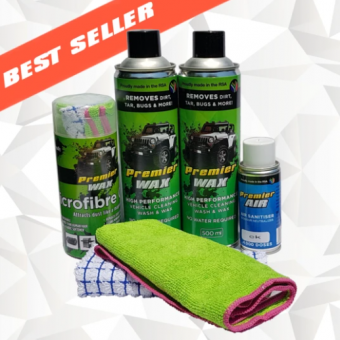 Premier Wash & Wax, Premier Air + Microfiber Cloth Combo