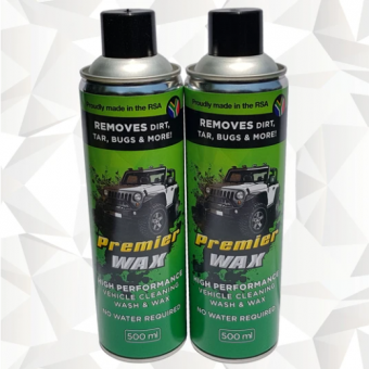 Premier Wash & Wax 500ml Double Pack