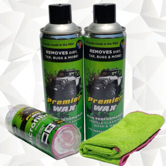Premier Wash & Wax - Microfiber Cloth Combo